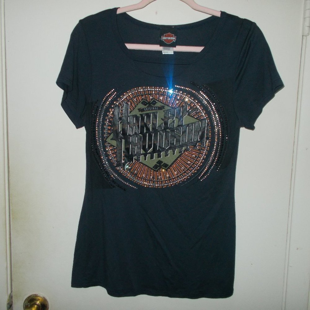 Harley-Davidson Graphic Women's Tee Black Size Small